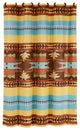 Mesa Southwestern Shower Curtain, 72"x72", 1 Piece