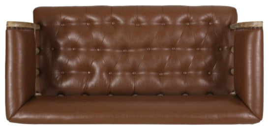 Upholstered Tufted Loveseat