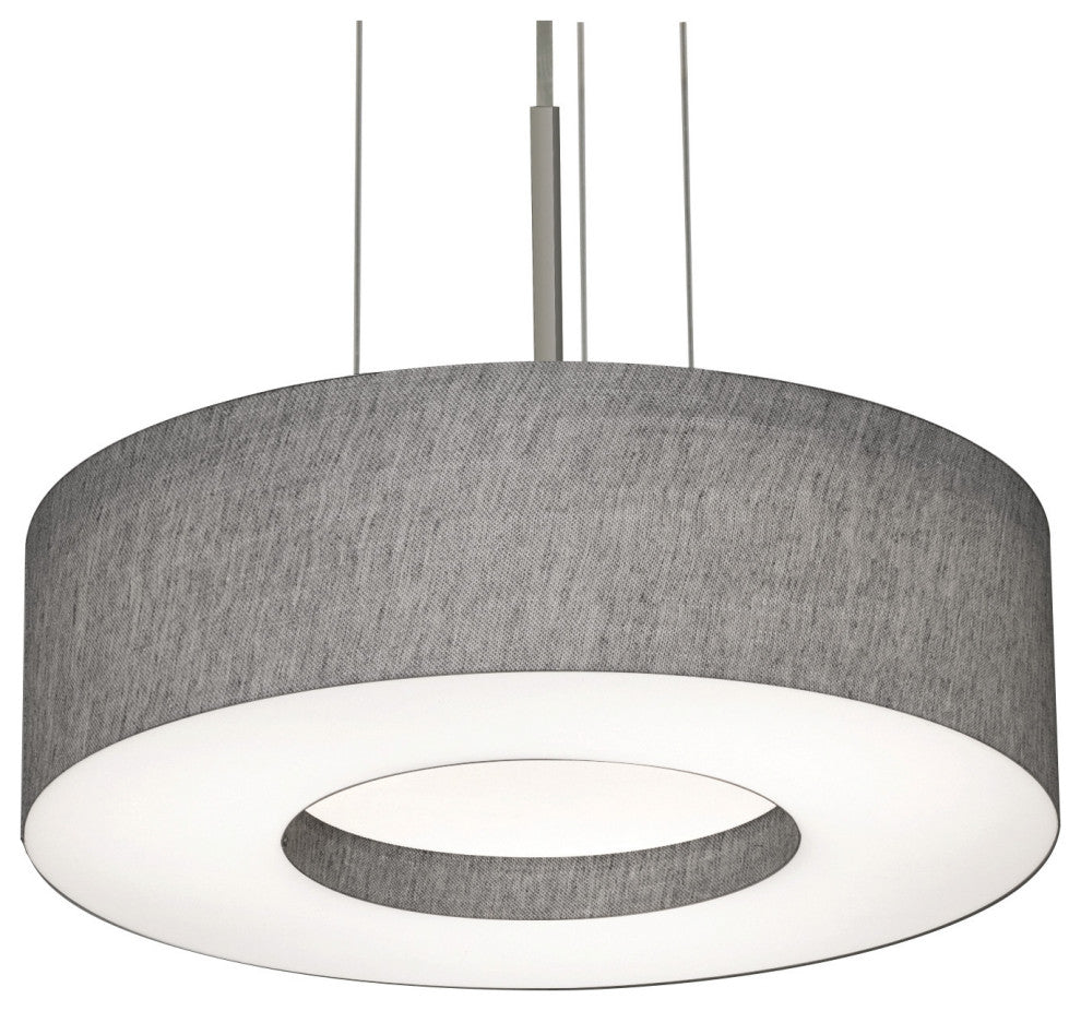 Montclair LED Pendant, Gray, 15"