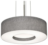 Montclair LED Pendant, Gray, 15"