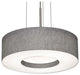 Montclair LED Pendant, Gray, 15"