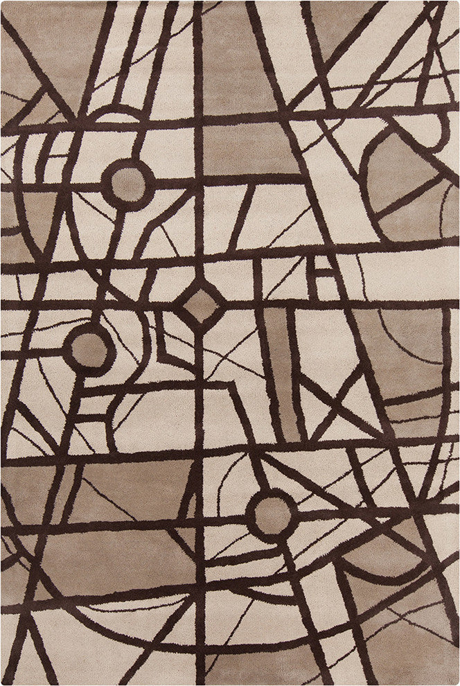 Allie Geometric Contemporary Area Rug