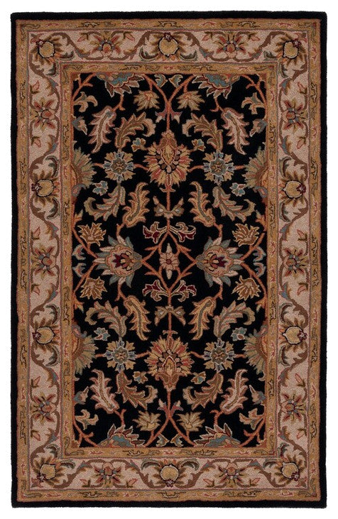 Safavieh Heritage hg628b Black, Beige Area Rug, 5'0" X 8'0"