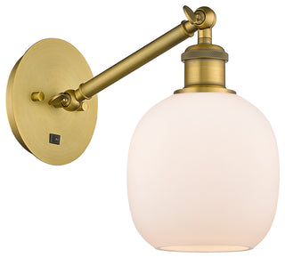Innovations 317-1W-BB-G101-LED 1-Light Sconce, Brushed Brass