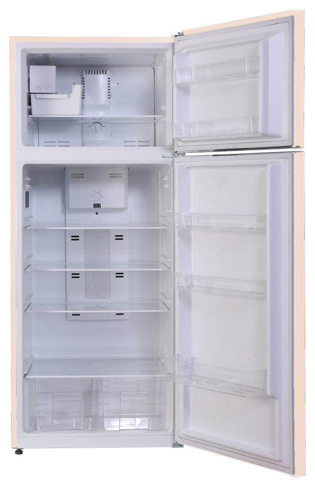 Conserv 30in RETRO Refrigerator 18cf Top Mount w/AUTOMATIC ICE MAKER 110V Handle