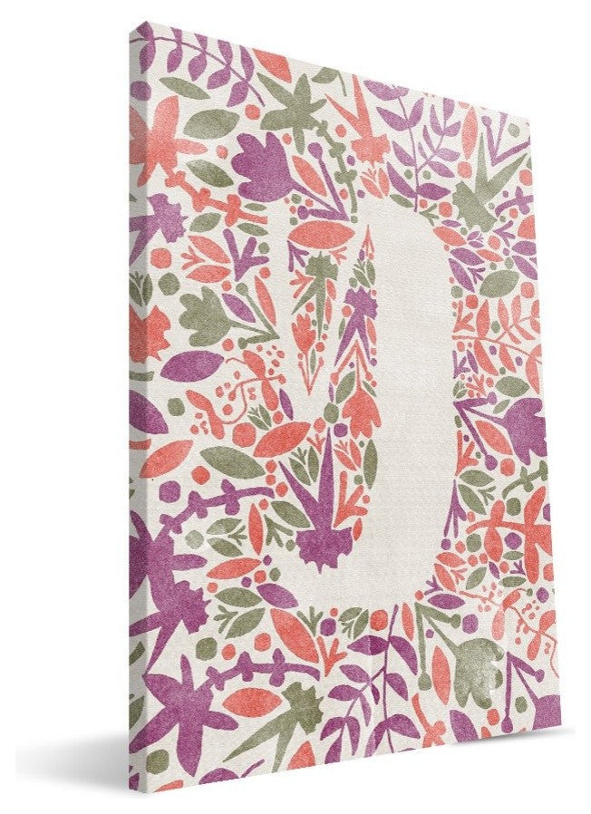Monogram Collection "Y" Canvas Print, 8"x12"