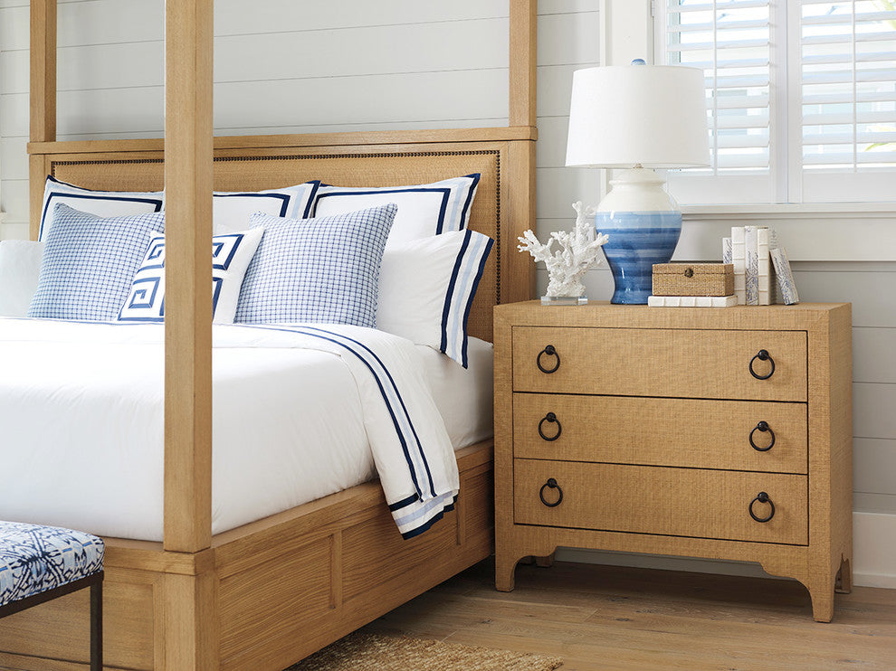 Balboa Island Raffia Hall Chest