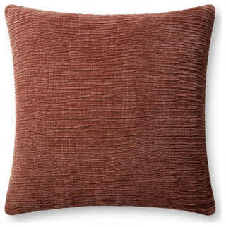 Loloi Pillow, Copper, 22''x22'', Cover Only
