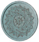 American Art Decor Boho Rustic Farmhouse Wood Framed Wall Medallion - Turquiose
