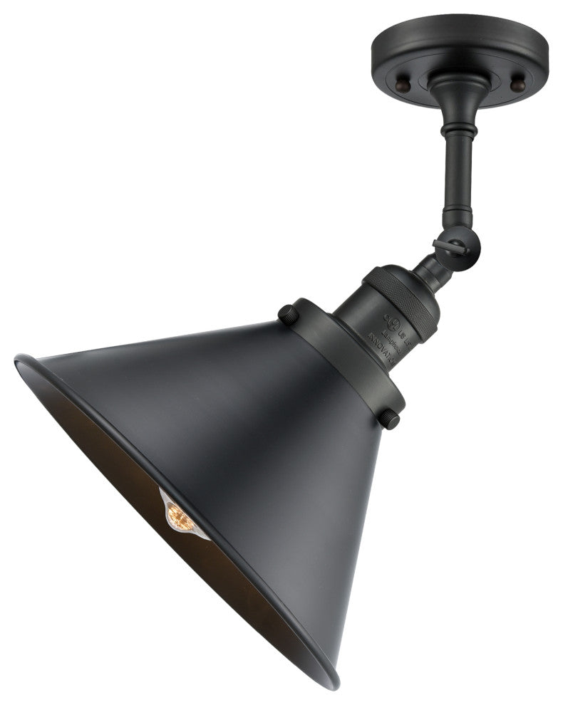 Briarcliff 1-Light Dimmable LED Sconce, Matte Black