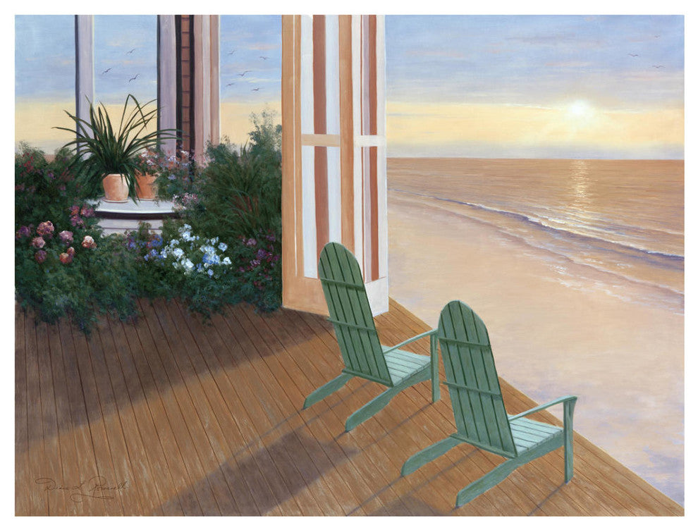 "Summer House" Digital Paper Print by Diane Romanello, 18"x14"