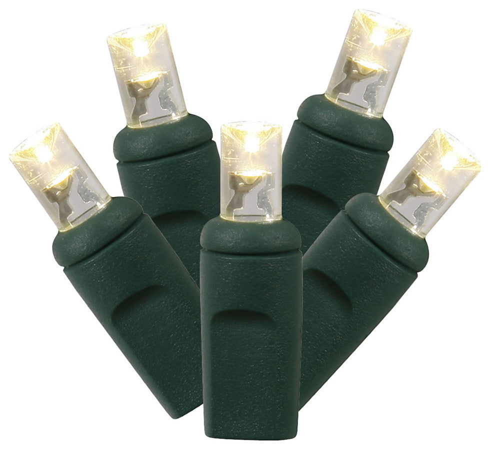 Vickerman X8G6701Tpbg 50 Warm White Twinkle Wide Angle Led, 34'' Light Strand