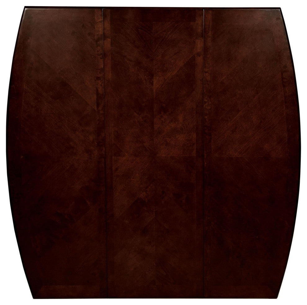 Furniture of America Arriane Wood Expandable Counter Dining Table in Espresso