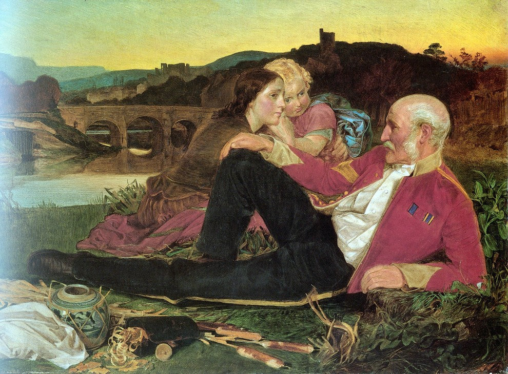 Anthony Frederick Sandys Autumn, Gallery Wrapped Canvas Print, 21"x28"