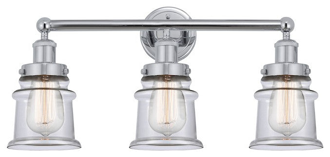 Innovations 616-3W-PC-G182S Canton 3 Light Bath Vanity Light, Polished Chrome