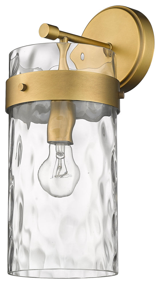 Zlite 3035-1SL-RB 1-Light Wall Sconce, Clear