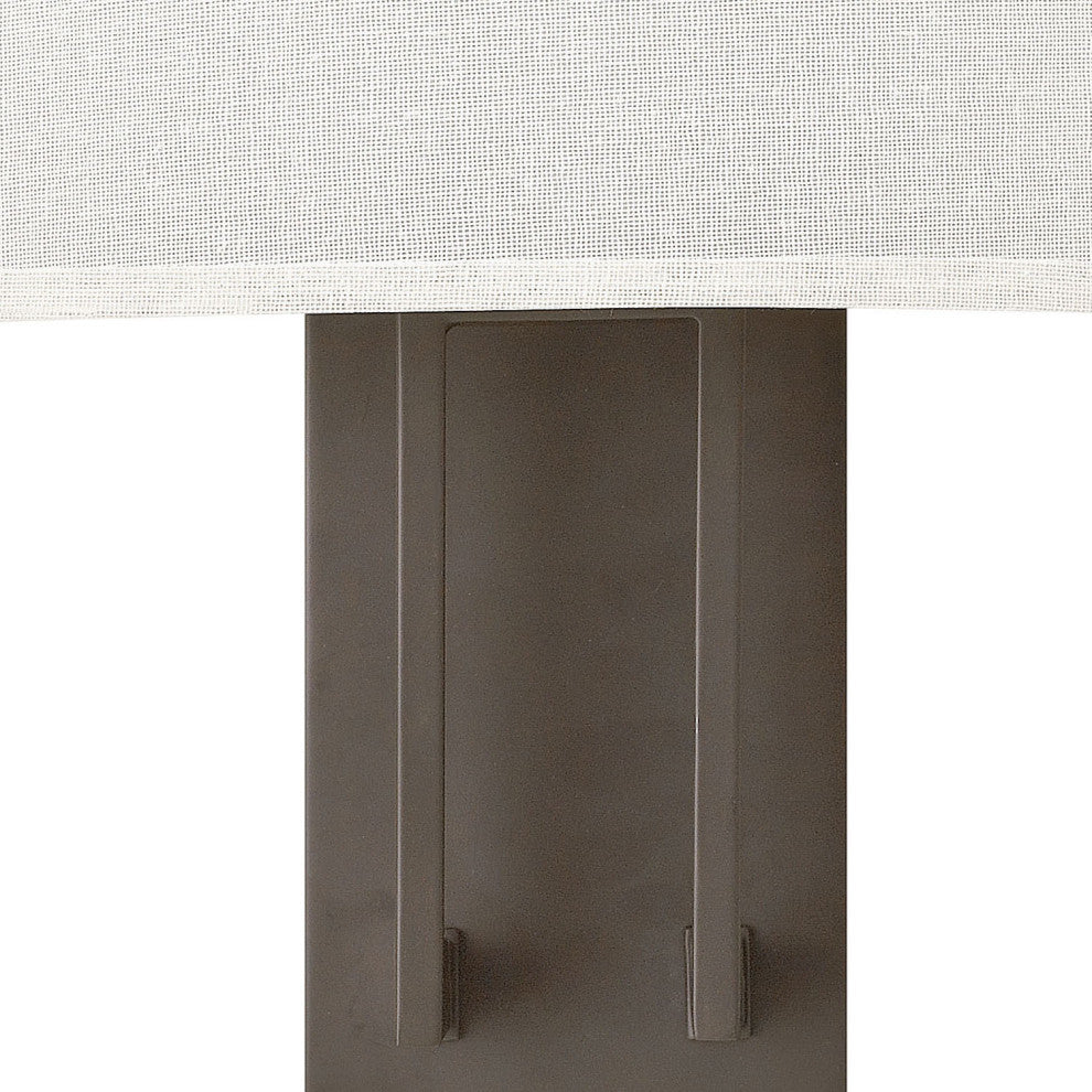 Hinkley Hampton Two Light Sconce, Buckeye Bronze