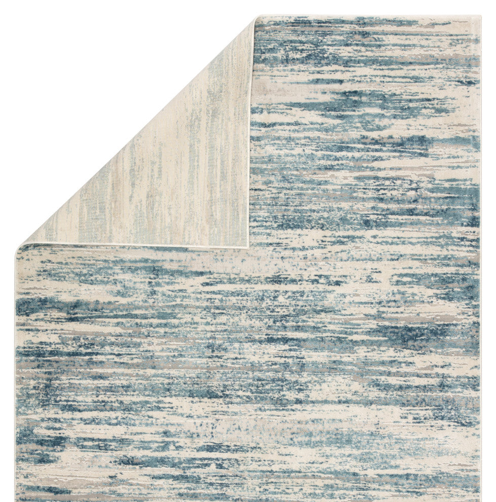 Jaipur Living Heaston Abstract Blue/ Ivory Area Rug 3'11"X5'11"
