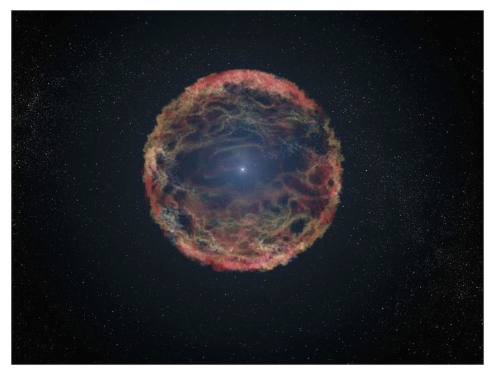 "Artist's Impression of Supernova 1993J" Digital Paper Print by NASA, 50"x38"