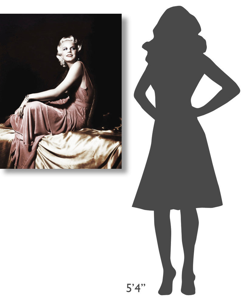 "Jean Harlow" Stretched Canvas Giclee by Hollywood Photo Archive, 28x36"