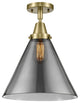 Innovations Lighting 447-1C-AB-G43-L X-Large Cone 1 Light 12" Flush Mount