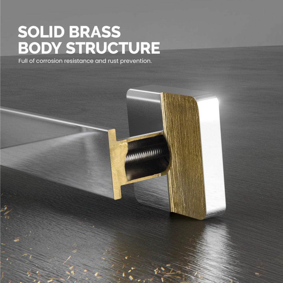 Blaze 2 Piece Bathroom Hardware Set, Chrome