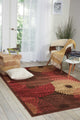 Nourison GRAPHIC ILLUSIONS 135 BROWN RUG