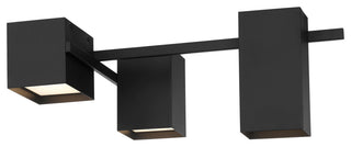 Access Lighting 52180LEDD-ACR Madrid 25"W LED Semi-Flush Ceiling - Matte Black