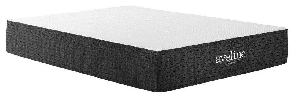 Aveline 12" Memory Foam Queen Mattress-White