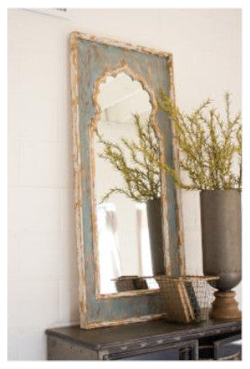 Painted Wooden Mirror