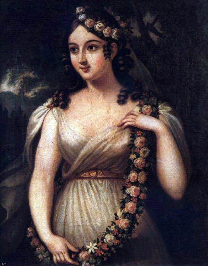 Janos Rombauer Spring, Flora May, Gallery Wrapped Canvas Print, 21"x28"