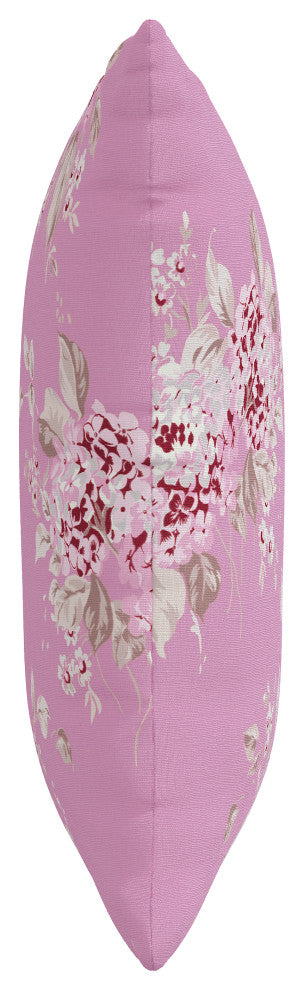 Rachel Ashwell 20" Decorative Pillow - Feather Insert, Sc Berry Bloom, Sc Berry
