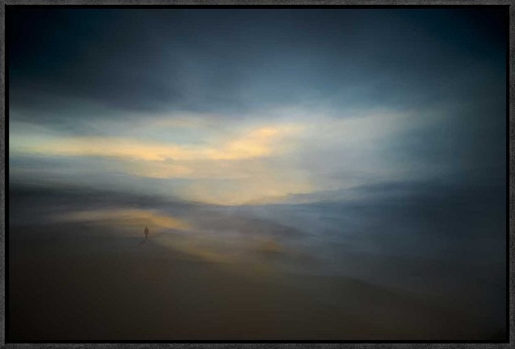 "Walk Along The Edge Of Nowhere"  by Santiago Pascual Buye, 23x16"