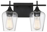Octave 2-Light Bath Vanity Fixture Vanity, English Bronze