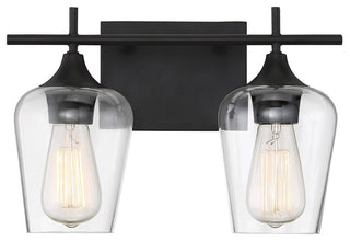 Octave 2-Light Bath Vanity Fixture Vanity, English Bronze