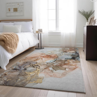 Premium Machine Washable Mayfield AMF520 Beige 8' x 10' Rug