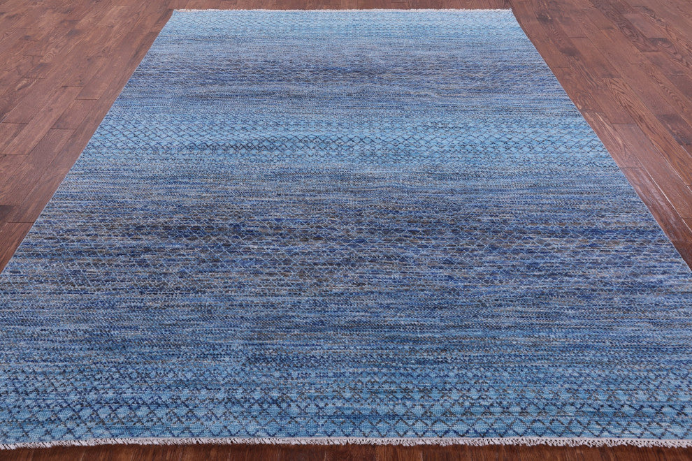 Savannah Grass Hand Knotted Wool Rug 8' 0" X 9' 11" - Q13238