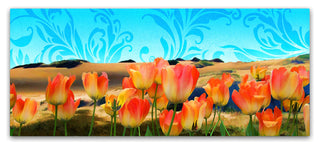 Tina Lavoie 'Painted Sky Panorama' Canvas Art, 14" x 32"