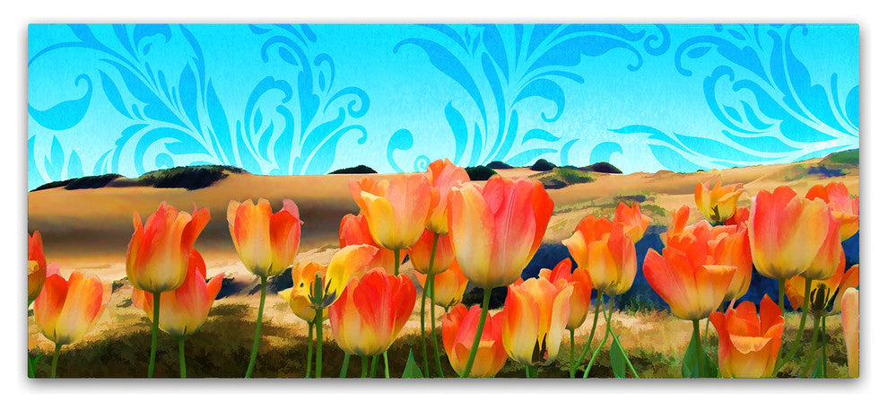 Tina Lavoie 'Painted Sky Panorama' Canvas Art, 14" x 32"