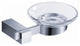 Fresca Ellite Soap Dish, Chrome