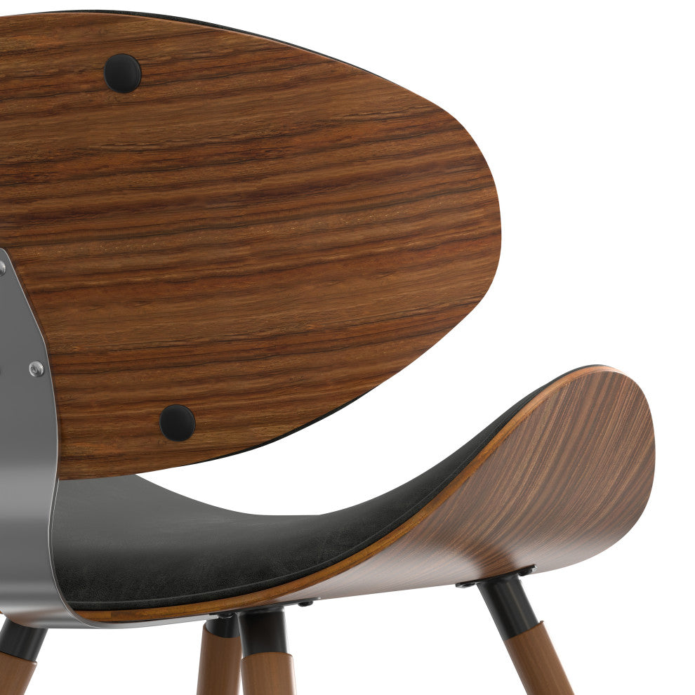 Marana Dining Chair in Slate Grey Vegan Faux Leather