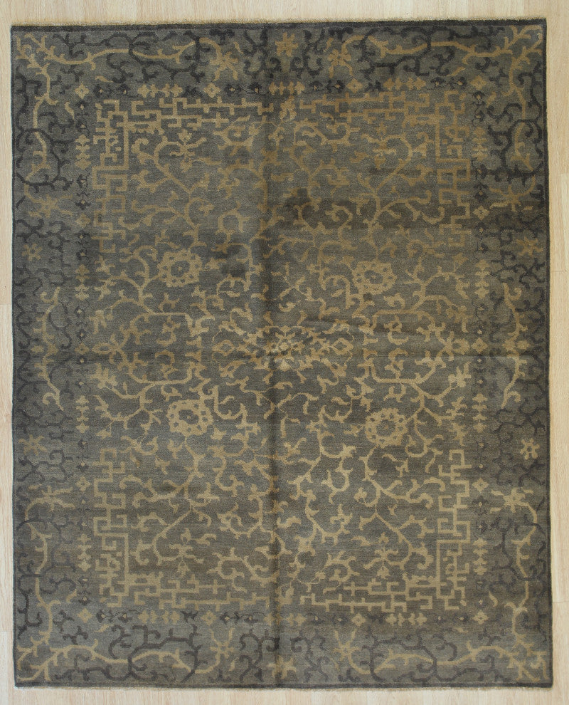 Black Transitional All Over Ningxia Area Rug