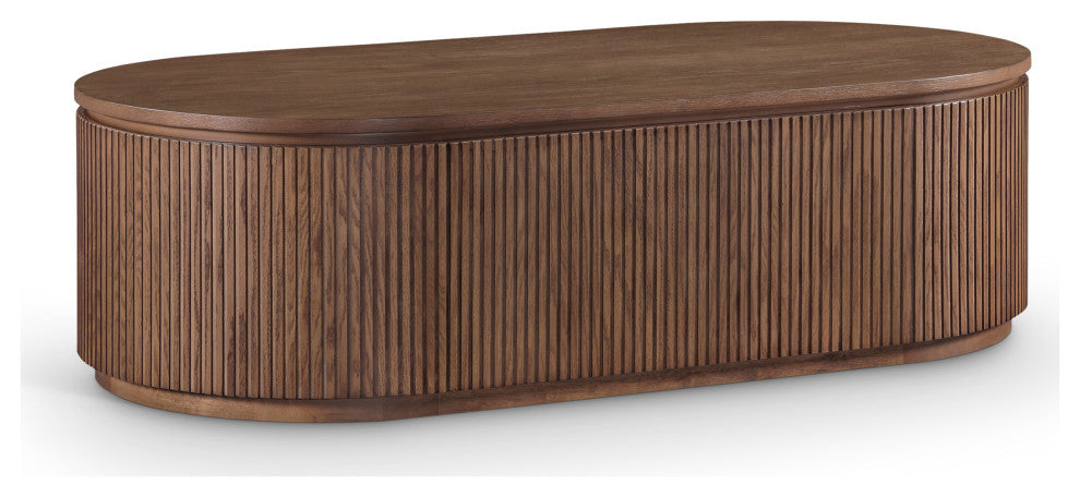 Moana Wood Storage Coffee Table, Brown, 52" W X 26" D