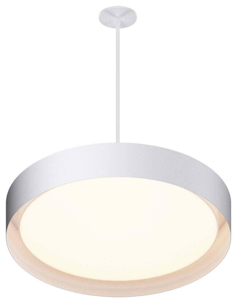 ET2 E51015 Echo 24"W LED Pendant - White / Black