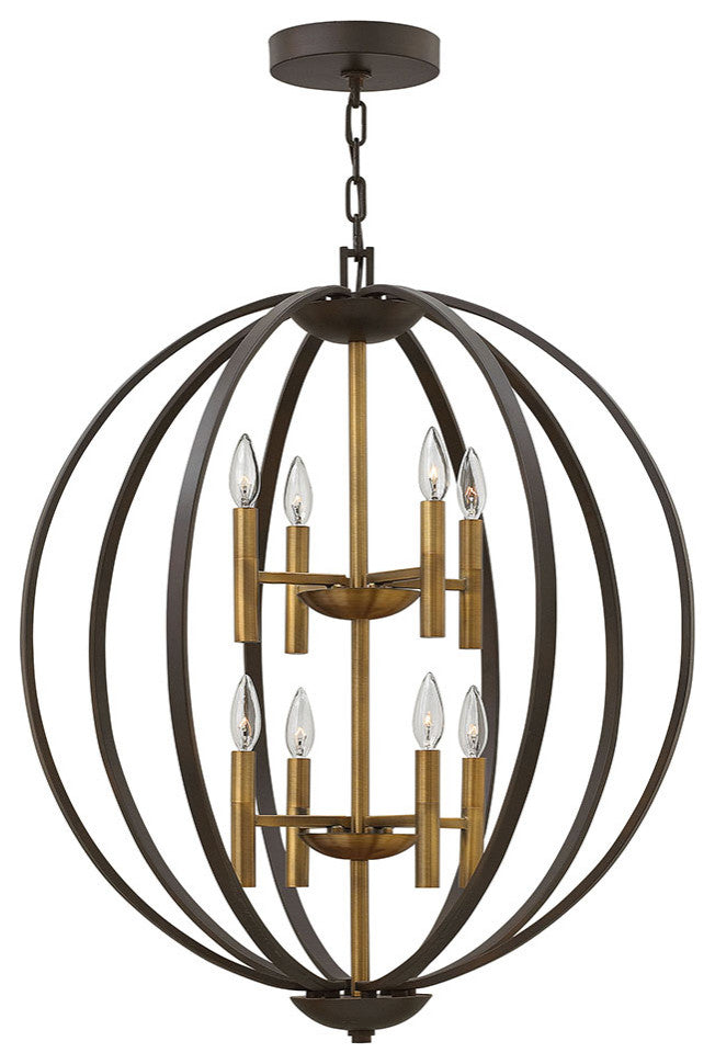 Hinkley Euclid Medium Two Tier Orb, Spanish Bronze