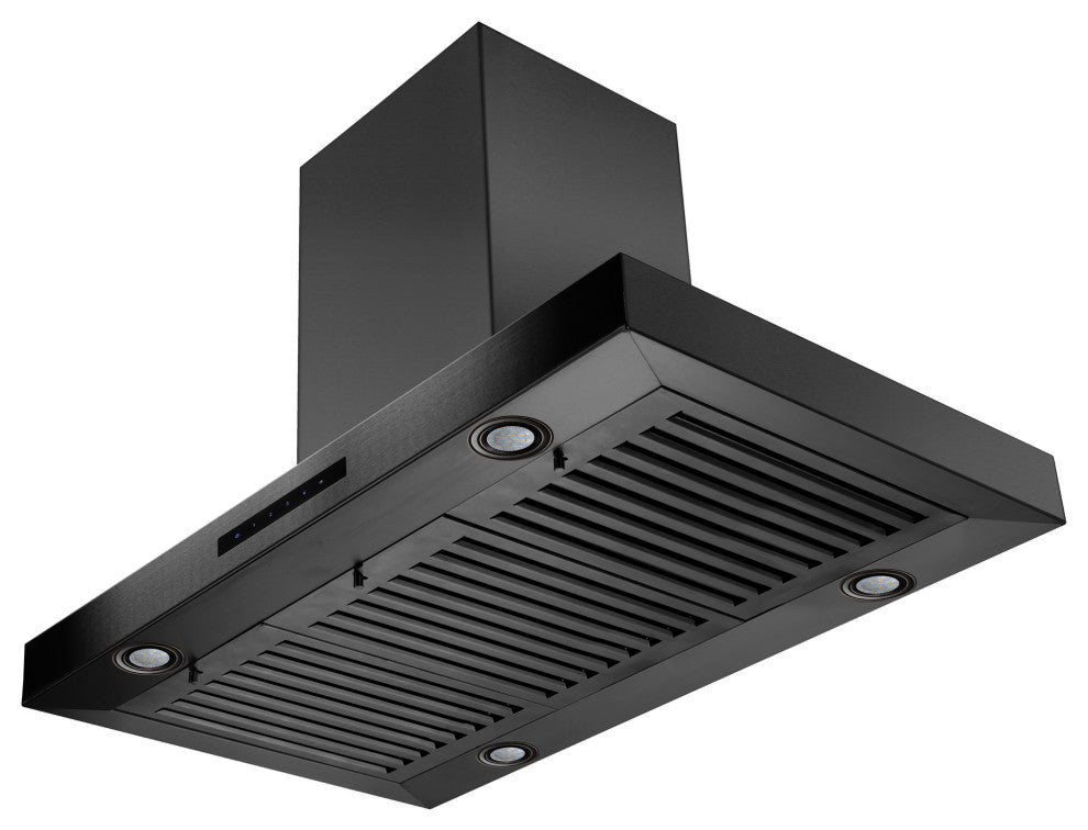 ZLINE 30" Island Mount Range Hood in Black Stainless Steel (BSKE2iN-30)