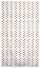 Terracotta Triangles 58x102 Tablecloth