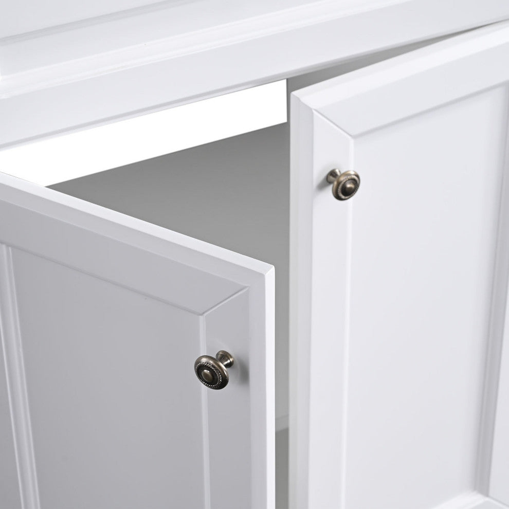 47 Inch Wood Freestanding Bathroom Vanity Base with Drawers