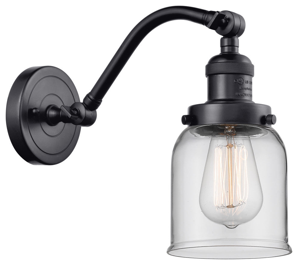 INNOVATIONS LIGHTING 515-1W-BK-G52 Small Bell 1 Light Sconce