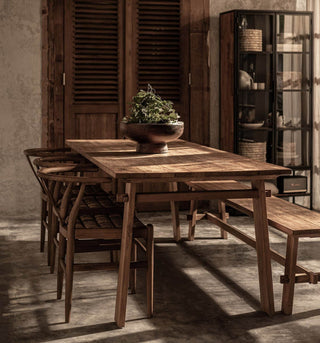 D-Bodhi Artisan Dining Table, Brown